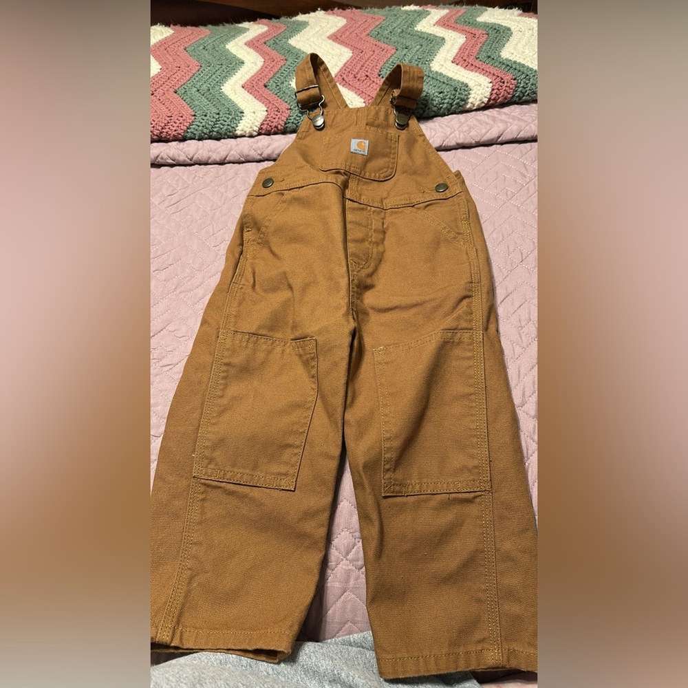 Carhartt Kids Brown Overalls 2T
